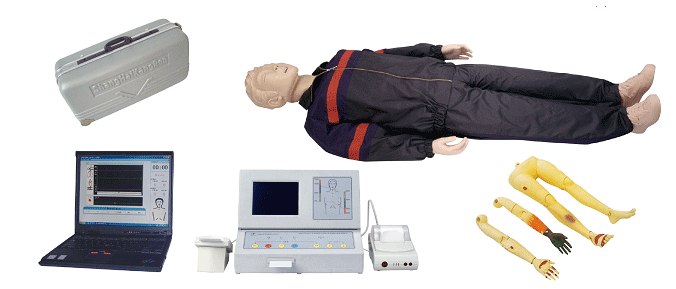 CPR500S-C大屏幕液晶彩顯高級全自動電腦心肺復蘇模擬人（IC卡管理軟件）